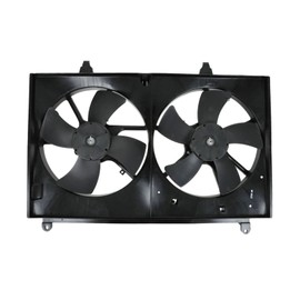 Radiator Dual Cooling Fan Assembly Compatible with 2003-2008 INFINITI FX35 IN3115104