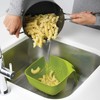 Joseph Joseph 40088 Square Colander, Stackable, Dishwasher Safe, Green
