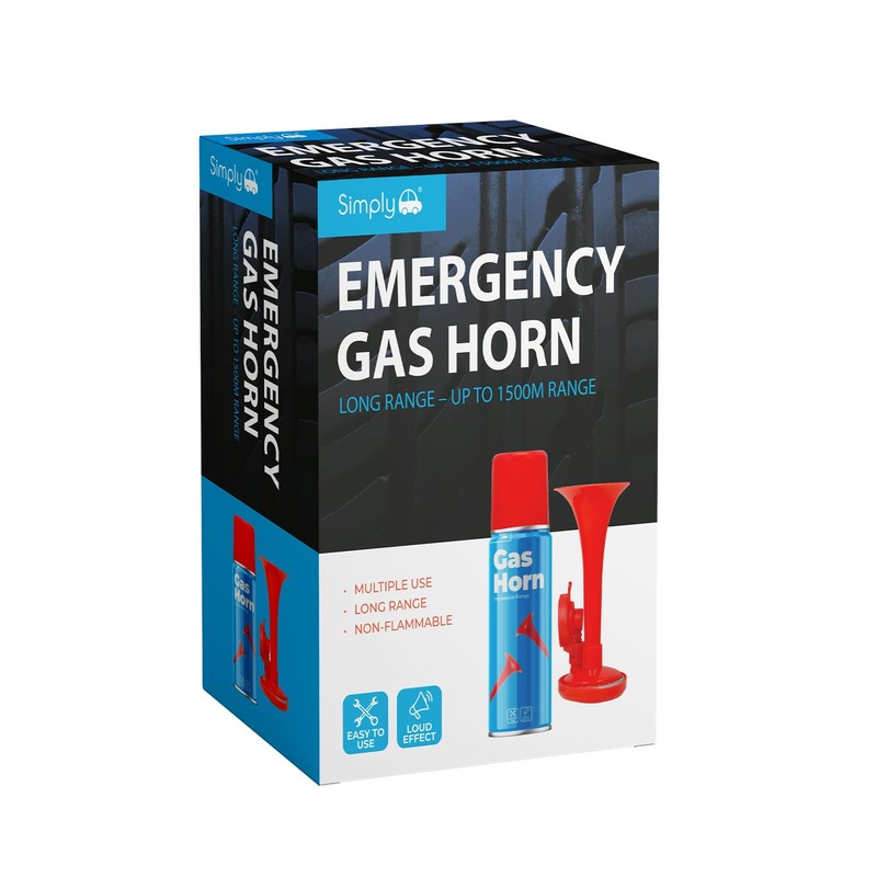 Simply Gas Trumpet Air Horn - Long Range for Emergency