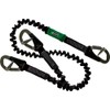 Baltic Safety Line 3 Hook Elasticated - Black, 2m