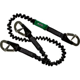 Baltic Safety Line 3 Hook Elasticated - Black, 2m
