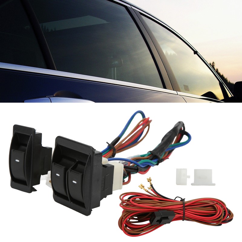 5pcs Universal Car Power Electric Window Switch Regulator Kits with