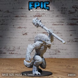 dungeons Dragons Demon Lord Yeenoghu by Epic Miniatures #4654A  Attacking Pose, 28mm For D&D
