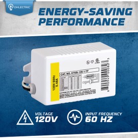 OHLECTRIC (2 Pack) Replacement for Keystone KTEB-126-1-TP CFL Electronic Fluorescent Ballast | 120V Input with Rapid Start Operation - Thermally Protected | RoHS & cULus Certified