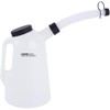 TECPO Oil Can with Flexible Spout and Lid 2L
