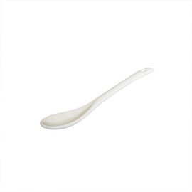 Lotatheta 3 pcs Porcelain Egg Spoons Ceramic Spoons 5 inch Coffee Dessert Yogurt Tea milky tea