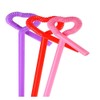 12.8inch Disposabl Drinking Straws, Colorful Extra Long Flexible Bendy Party