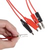 DIANN 6pcs Banana Plug to Alligator Clip Test Lead Cable