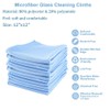 AIVS Microfiber Glass Detailing Cleaning Cloths-10 Pack (12" x 12")-Streak