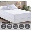 Funky Gadgets Double Fitted Sheet, White 300 Thread Count 100%