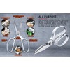 Generic Heavy Duty Kitchen Shears, Dishwasher Safe, Sharp Cutting for