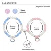 Tashce Magnetische Matching Bracelets für Paare & Freunde, Herzdesign Partnerarmbänder