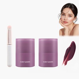 Lip Gloss Lippenbalsam Tinted Lip Balm Lippenfarbe gefärbter Lippenpflegestift, Lipsticks Lippenpflege Feuchtigkeitsspendend, Pflegend und Glänzend, Lang Anhaltend Und Nicht Klebend (06#)