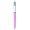Bic 4 Colours Ballpoint Pen Pastel Pink