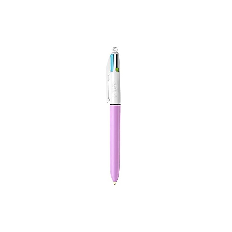 Bic 4 Colours Ballpoint Pen Pastel Pink