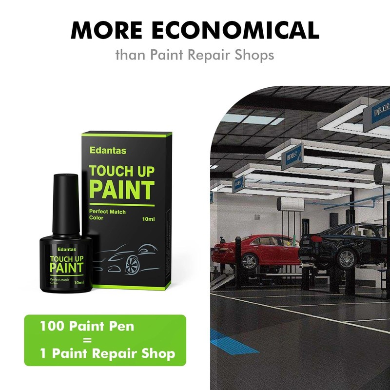 Edantas 25D Snowflake White Touch Up Paint for Mazda Cars,