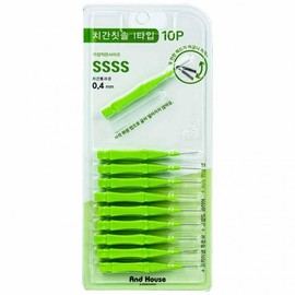Dental interdental brush Type I 10P SSSS 0.4mm 10ea
