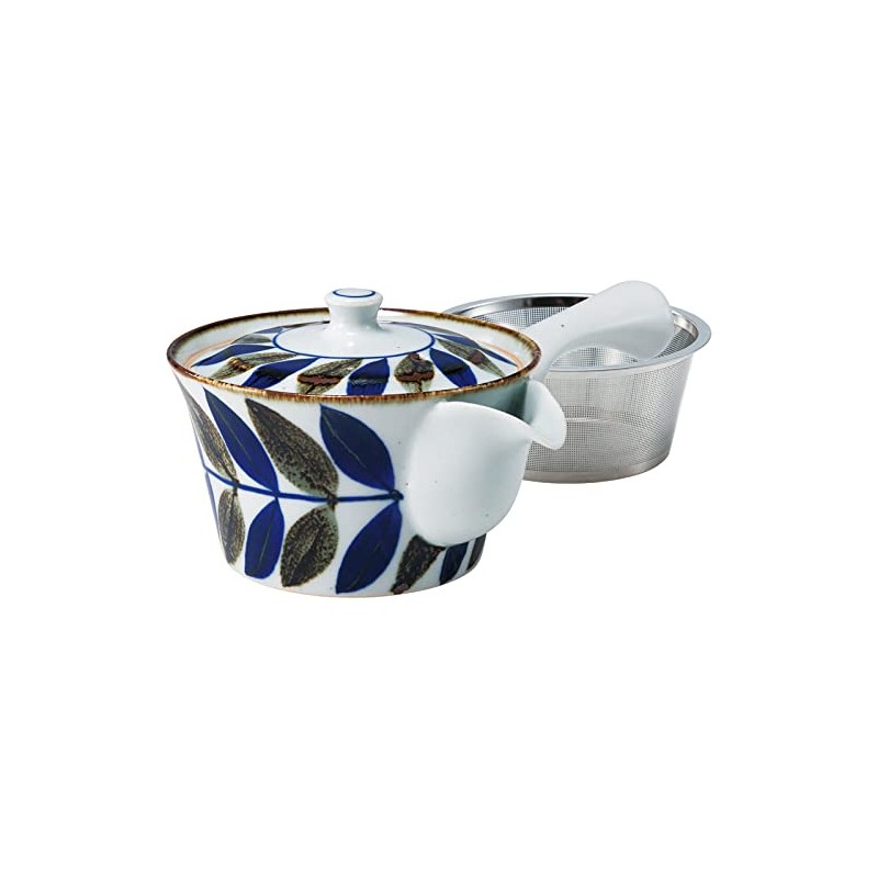Hasamiyaki 18390 Teapot Kazura (Super Stainless Steel with Tea Strainer)