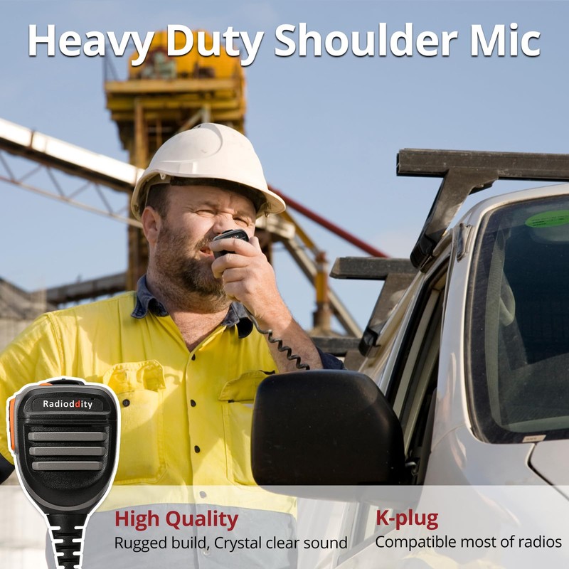 Radioddity 1 Pack GM-30 GMRS Handheld Radio, Long Range Two
