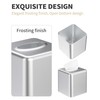 Livelab Tissue Box Cover, Square Metal Tissue Box Holder Modern