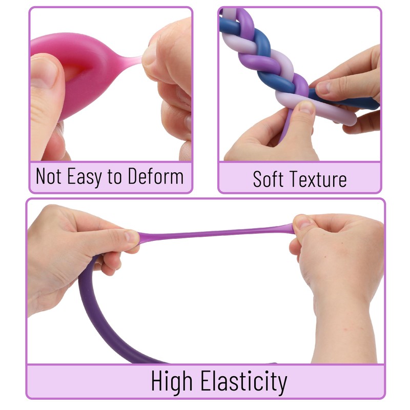 Mr. Pen- Monkey Noodles Fidget Toy, 9 Pack, Magic Castel