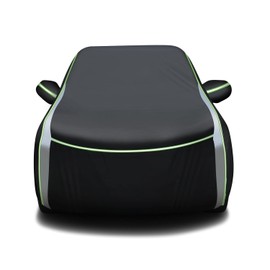 420d Waterproof Car Cover Fits for Ford Explorer 1995-2025 2026, All Weather SUV Car Cover for Explorer Accessories, with Zipper & Reflective Safety Strips