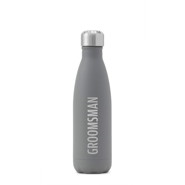 S'well Vacuum Insulated Stainless Steel Water Bottle, 17 oz, Groomsman