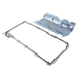 CUSTONEPARTS Aluminum Swap LS Engine Oil Pan Kit Low Profile Compatible with 1998-2018 GM F-Body, Chevy Camaro, Pontiac Firebird & 4.8L 5.7L 6.0L 8.1L LS1 LS6 L92 LQ4 LQ9 12628771