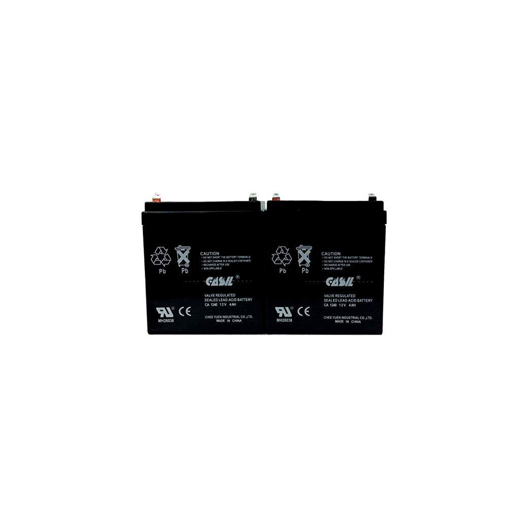 FPC-5189 Pack of 2 Casil Genuine CA1240 12V 4Ah SLA Alarm Battery