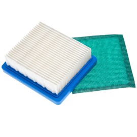 vhbw Replacement Filter Set (1 x Pre-Filter, 1 x Air Filter) Compatible with Tecumseh VLV55, VLV60, VLV65, VLV66, VLVXL55, VLXL50 Motor