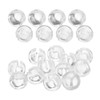 IMIKEYA Beaded Chain Stops 25pcs Clear Blind Shade Bead Chain
