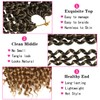 Ubeleco Ombre Blonde Passion Twist Hair,14 Inch Water Wave Crochet