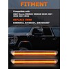 YEHERIT Upgrade Front & Rear Amber LED Fender Side Marker