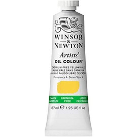 Winsor & Newton Pintura al Óleo 37 ml Yellow Pale Libre de Cadmio #907