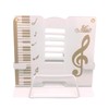 [Cute Music Note Design] Tabletop Music Stand, Lightweight, Compact, Foldable,
