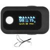 Fingertip Pulse Oximeter LED Screen Blood Oxygen Saturation Monitor with