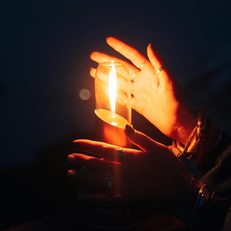 Fire-Maple キャンプランタン ガスランタン 明るい キャンドル風 コンパクト 雰囲気 オレンジガスランタン キャンプ 登山