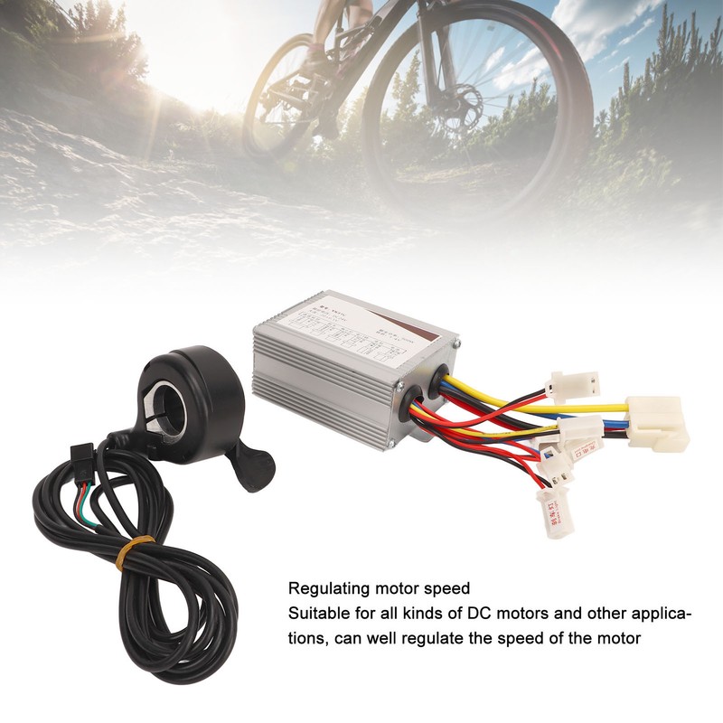 Electric Bike Controller Thumb Throttle Set 24V 500W Electric Bicycle