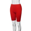 Daily Basic Seamless Lightweight Ribbed Biker Shorts Red 1XL/2XL