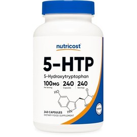 Nutricost 5-HTP 100mg, 240 Vegetarian Capsules (5-Hydroxytryptophan) - Non-GMO & Gluten Free