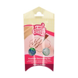 FunCakes Fineliner Piping Bags: Make the Finest Decorations, Resealable Tips, Set of 10