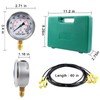 SINOCMP Hydraulic Pressure Test Kit, 3 Pressure Gauges 25Mpa/40Mpa/60Mpa 6