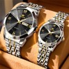 OLEVS Watches for Couple Valentines Mens and Womens Matching Wrist