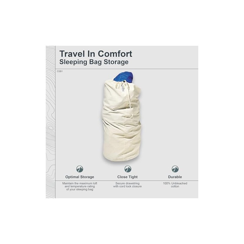 Cocoon Storage bag for sleeping bags - cotton