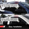 Kucaruce Side Window Wind Deflector,2pc Outside Tap-On Shade Rain Guards,Dark