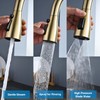 Metal Kitchen Faucet Head Replacement, 3 Functions Kitchen Faucet Head