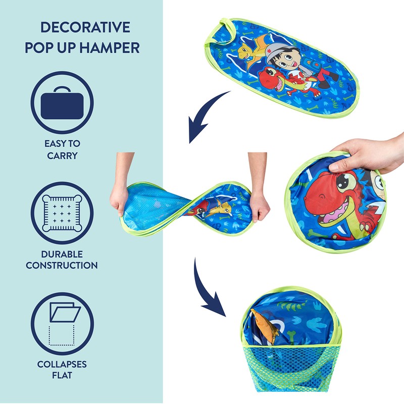 Idea Nuova Ryans World Pop Up Laundry Storage Hamper with