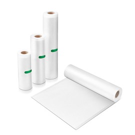 TTSTOIEE Vacuum Bags 3 Rolls Vacuum Bags Food Professional Foil Rolls BPA-Free Strong & Tear-Resistant (20 x 500 cm)