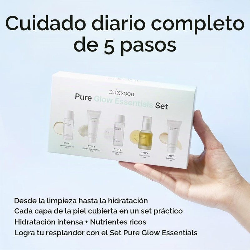 mixsoon Pure Glow Essentials Set - Kit Facial de Viaje