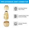 PATIKIL 1/2" to 3/4" Pipe Extension Joint Connector, Free Welding